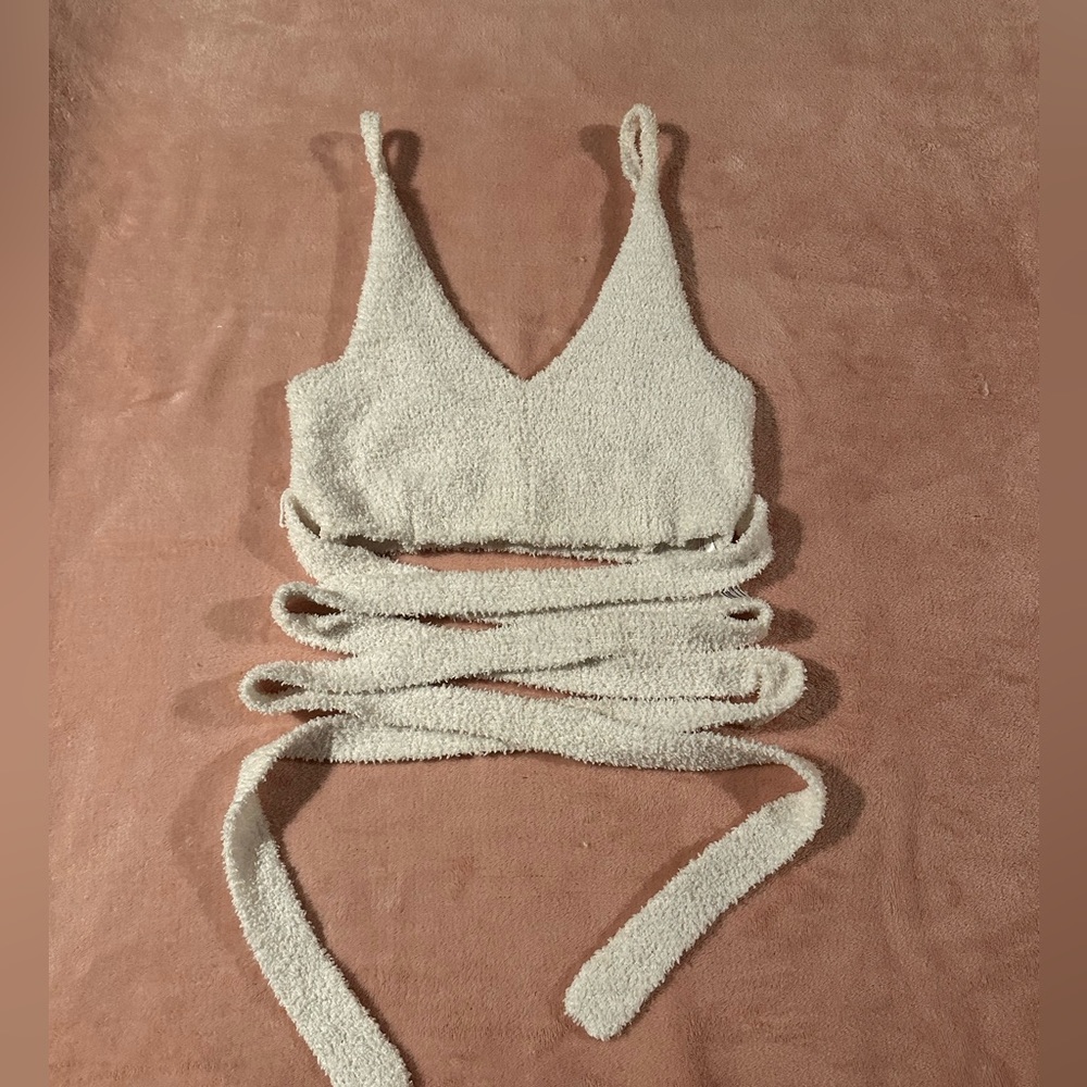 Urban outfitters Sherpa Crop top